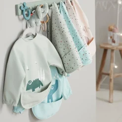 Sleeved pocket bib - Lalee - Sand