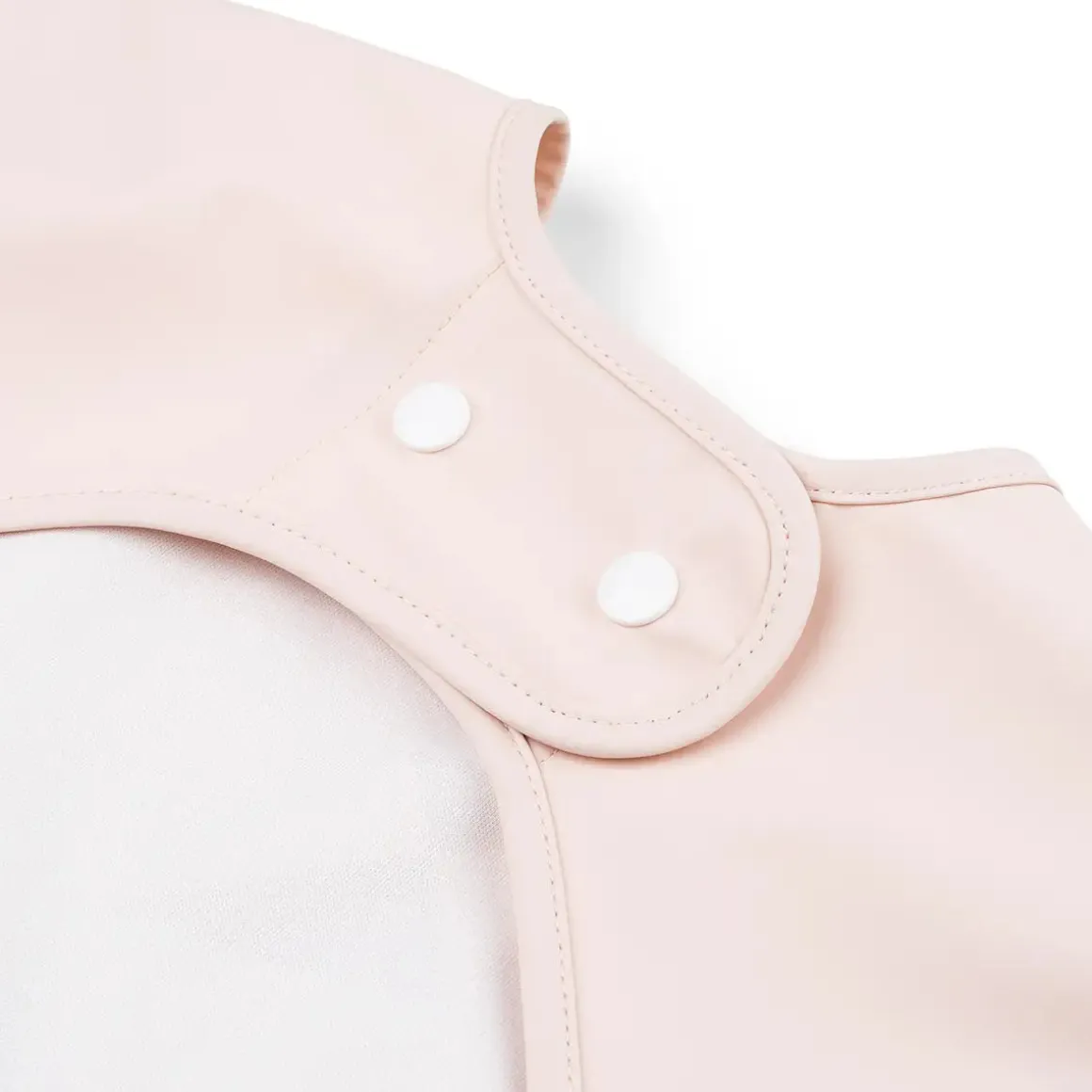 Sleeved pocket bib - Playground - Powder