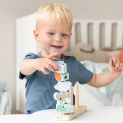 Stacking toy - Happy clouds - Colour mix