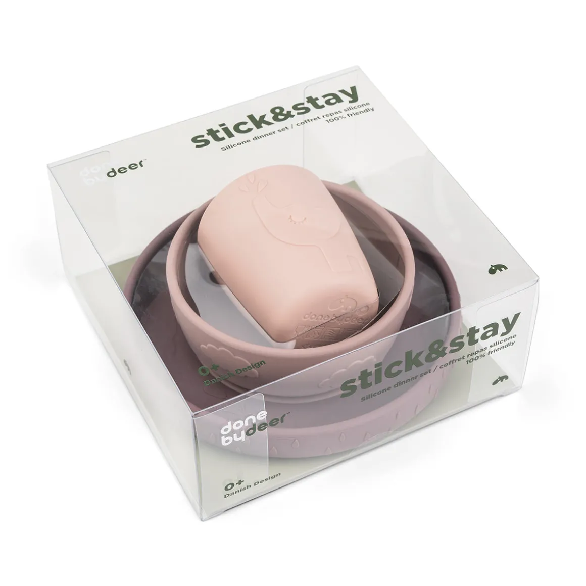 Stick & Stay dinner set - Deer friends - Powder
