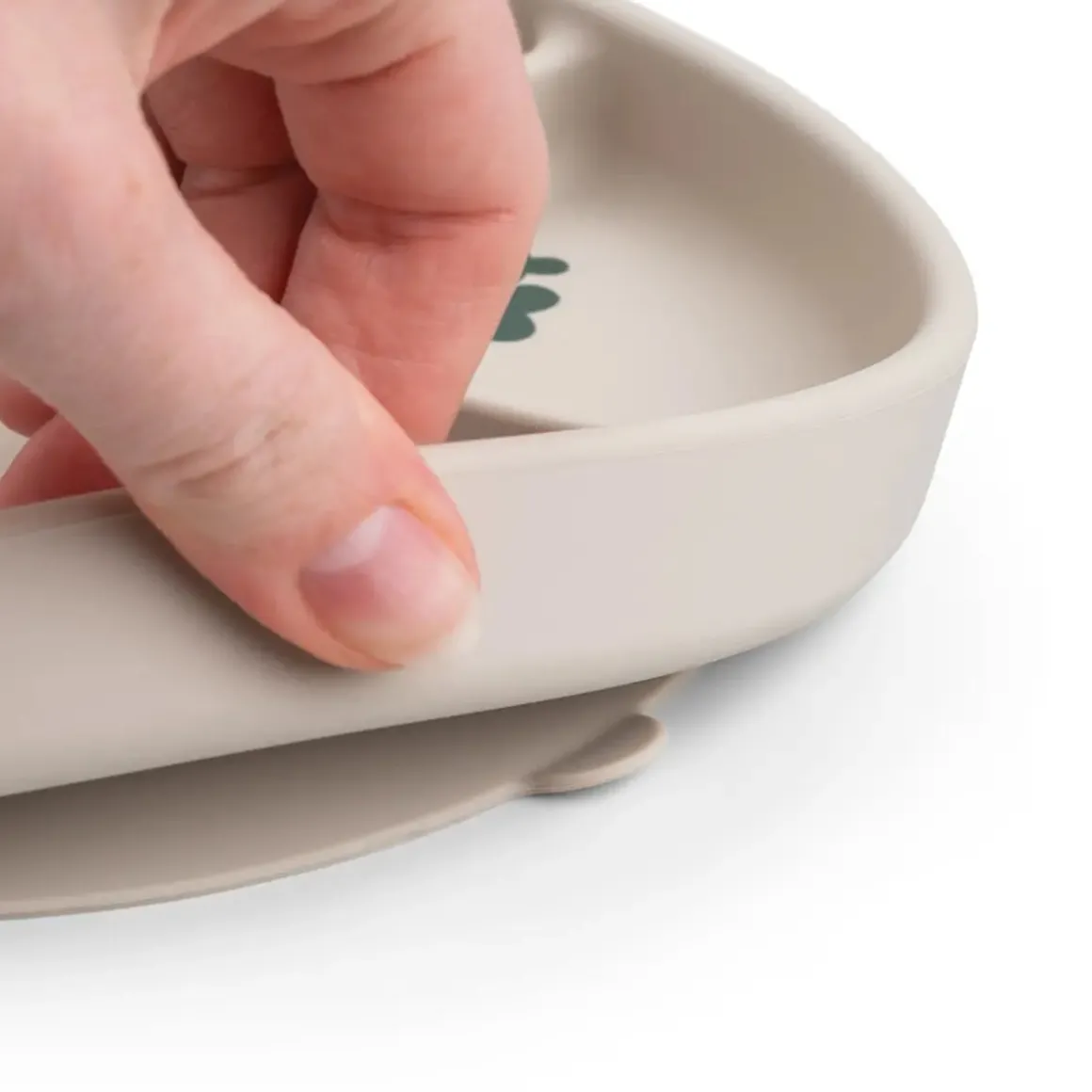 Stick&Stay compartment plate - Tiny farm - Sand