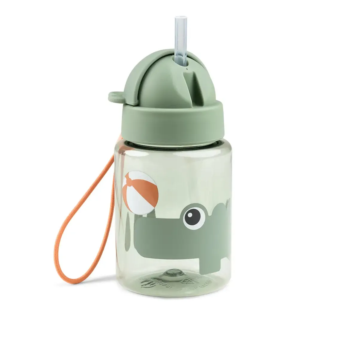 Straw bottle - Playground - Green - 280 ml