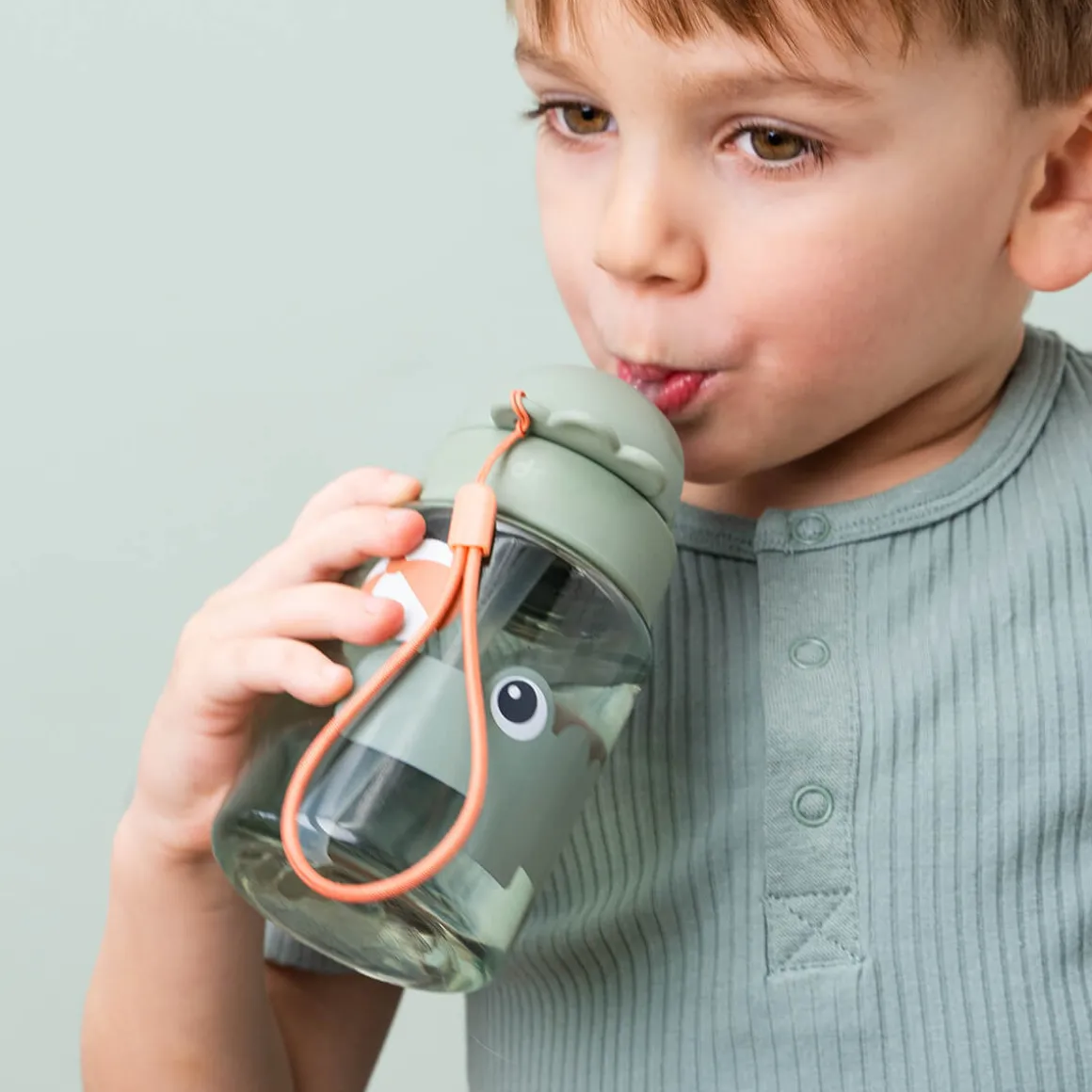 Straw bottle - Playground - Powder - 280 ml