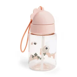 Straw bottle - Tiny farm - Powder - 280 ml