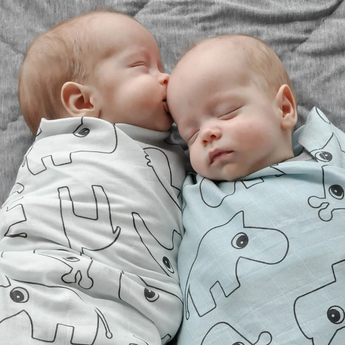Swaddle 2-pack - Contour - Blue