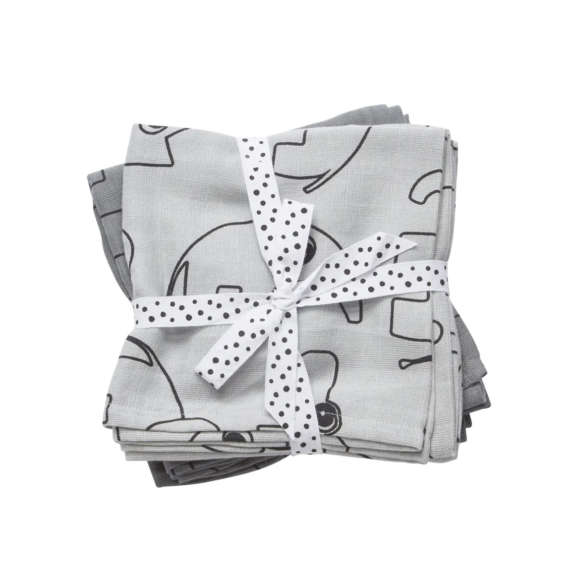 Swaddle 2-pack - Contour - Grey