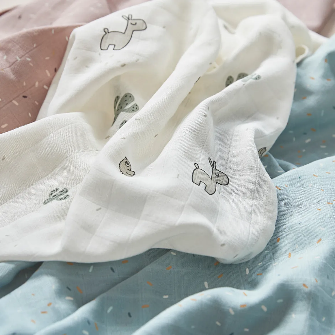 Swaddle 2-pack - Lalee - Blue