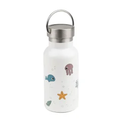 Thermo metal bottle - Sea friends - Beige