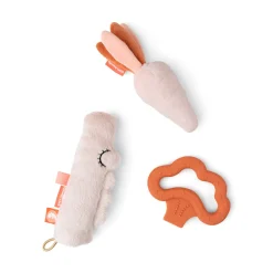 Tiny activity toy set 3 pcs - Croco - Powder