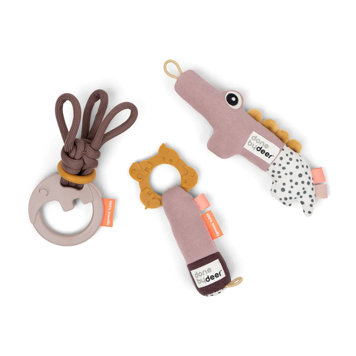 Tiny activity toys gift set - Deer friends - Powder