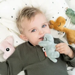 Tiny sensory rattle - Raffi - Mustard