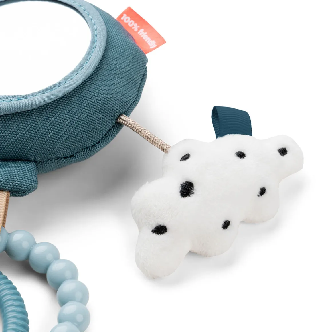 To go activity mirror - Happy clouds - Blue