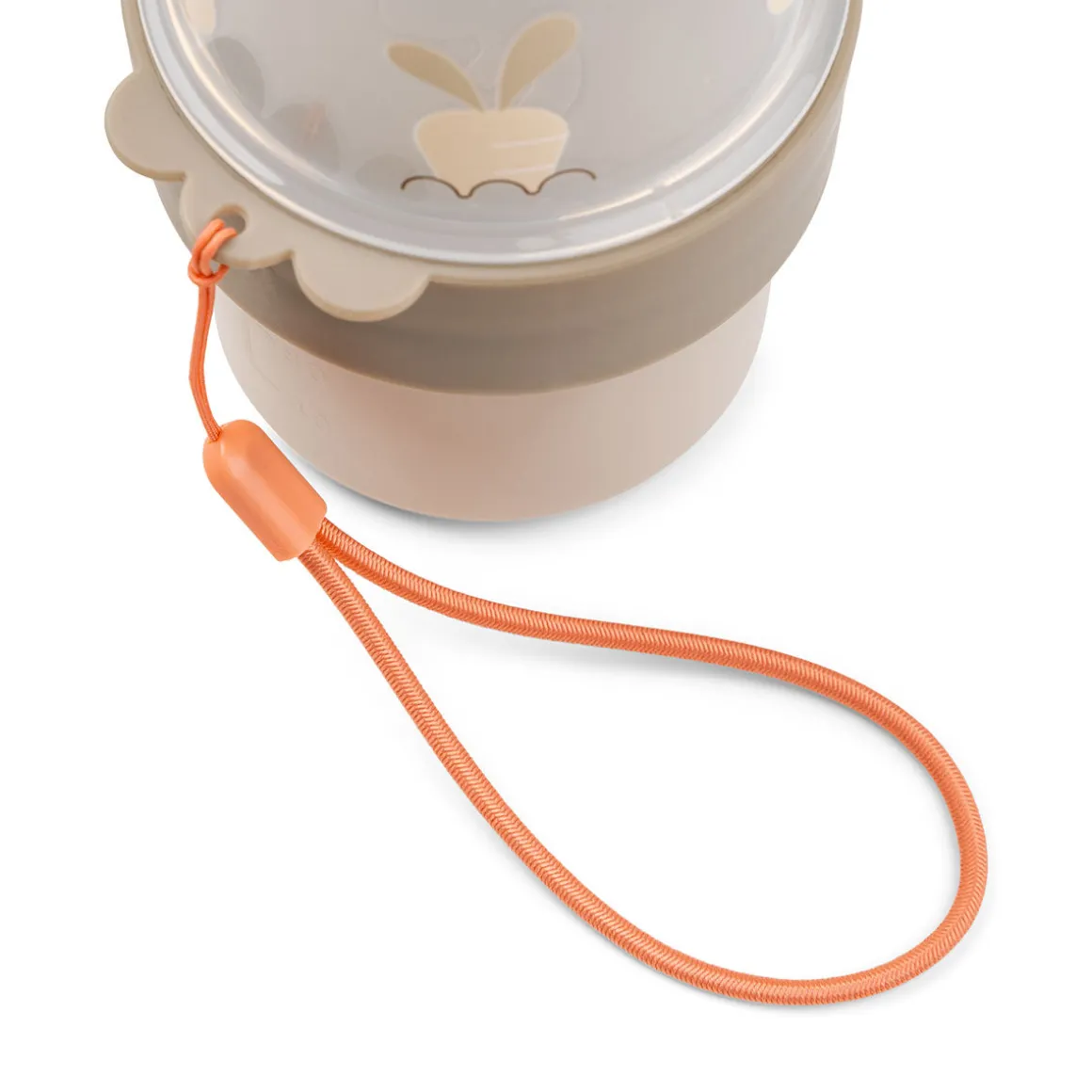 To go 2-way snack container S - Birdee - Sand