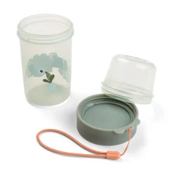 To go 2-way snack container L - Croco - Green
