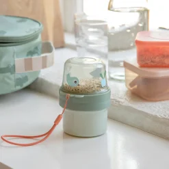 To go 2-way snack container S - Birdee - Papaya