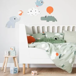 Wall decoration 6 pcs - Deer friends - Colour mix