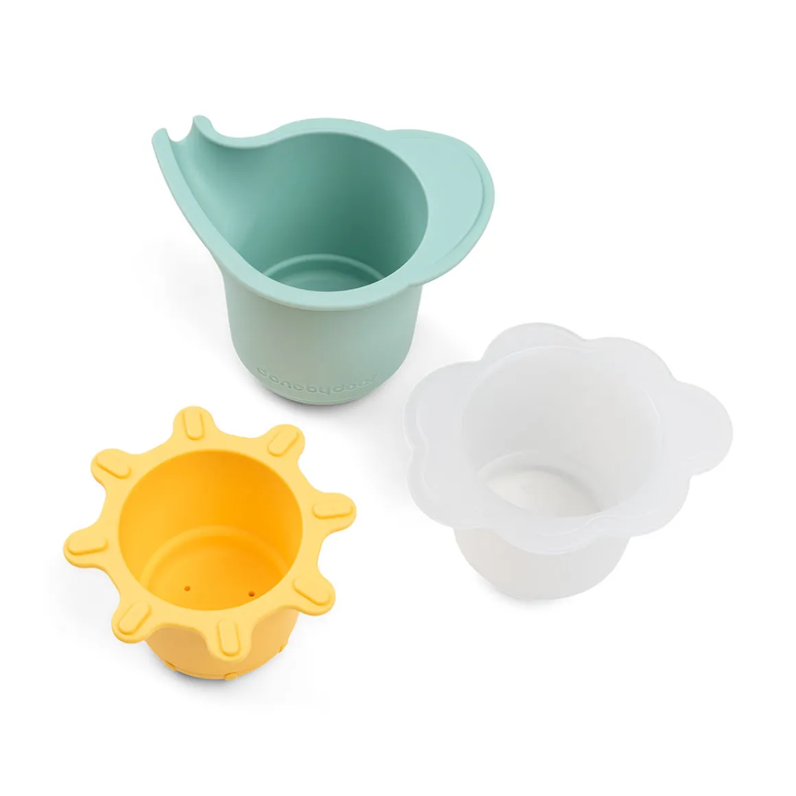 Water play & stacking cups 3 pcs - Elphee - Colour mix