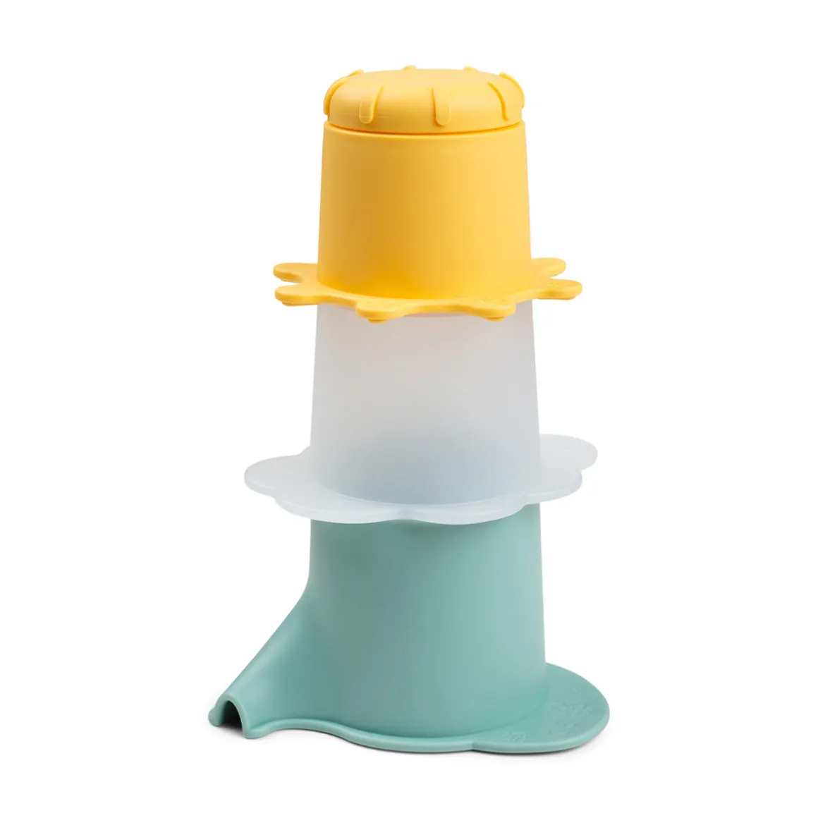 Water play & stacking cups 3 pcs - Elphee - Colour mix