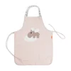 Waterproof kids apron - Happy clouds - Powder